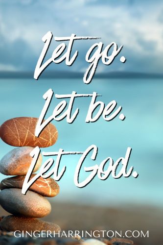 Christian Pinterest image on emotional surrender and biblical peace, featuring Colossians 3:15-inspired message: “Let the Peace of Christ Rule in Your Heart.” 